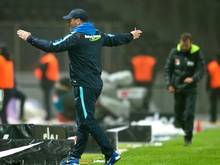 Pal Dardai (l.) ärgert sich über die Schalker