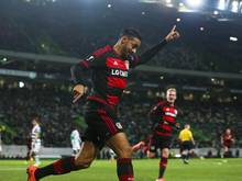 Karim Bellarabi sicherte Leverkusen den Auswärtssieg bei Sporting Lissabon