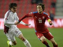  Tomáš Rosický könnte für Tschechien bei der EM spielen