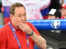Russlands Coach Leonid Slutskiy muss um seinen Job bangen