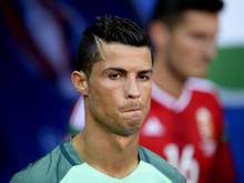 Cristiano Ronaldo war nicht in Plauderlaune.
