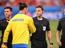 Felix Brych leitete das letzte Länderspiel von Ibrahimovic souverän