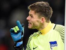 Herthas Torwart Rune Jarstein ist wieder ins Mannschaftstraining eingestiegen