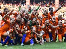 Die niederländischen Frauen haben erstmals den EM-Titel gewonnen