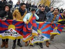 Proteste gegen die chinesiche Tibet-Politik sorgten beim Spiel von Chinas U20 für einen Eklat in Mainz