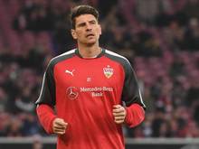 Hat nach seiner Sprunggelenksstauchung das Mannschaftstraining beim VfB Stuttgart wieder aufgenommen: Nationalspieler Mario Gomez