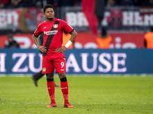 Der Leverkusener Leon Bailey klagte zuletzt über Oberschenkelprobleme