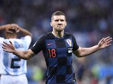 Der Kroate Ante Rebic traf gegen Argentinien