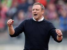 Trainer Andre Breitenreiter will mit Hannover 96 gegen Hoffenheim einen Sieg holen