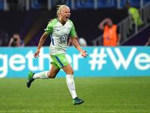 Traf im Rückspiel gegen Madrid doppelt: Wolfsburgs Pernille Harder