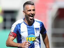 Bereits seit vielen Jahren in der Bundesliga aktiv: Hertha-Kapitän Vedad Ibisevic