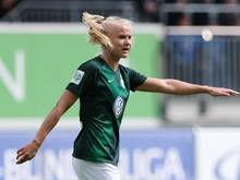 Pernille Harder schießt den VfL Wolfsburg mit zwei Toren an die Tabellenspitze