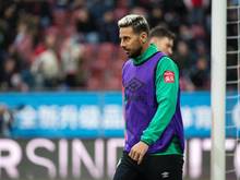 Mit Werder mitten im Abstiegskampf: Claudio Pizarro