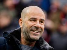 Leverkusens Trainer Peter Bosz kann neben Deutsch auch Französisch