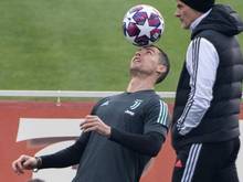Bei Juventus Turin wieder zurück im Training: Cristiano Ronaldo