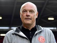 Ist mit dem Zustand der Mannschaft trotz der Saison-Unterbrechung zufrieden: Fortuna Düsseldorfs Trainer Uwe Rösler