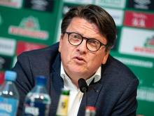 Will mit Frank Baumann verlängern: Werder-Präsident Hubertus Hess-Grunewald