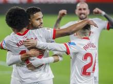 Die Spieler vom FC Sevilla konnten sich in der Primera División über den 14. Saisonsieg freuen