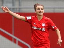 Lina Magull brachte die Bayern gegen Essen in Führung