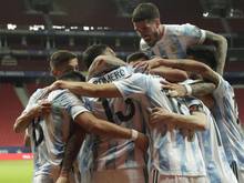 Argentinien jubelt über den Sieg gegen Uruguay