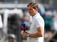 Frankfurts Cheftrainer Oliver Glasner im Interview vor der Partie
