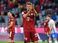 Eröffnete beim 5:0-Kantersieg gegen Hertha BSC den Torreigen: Bayerns Thomas Müller