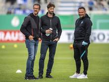 Dárdai (re.) und Bobic (li.) wollen mit Hertha BSC wieder in die Erfolgsspur