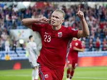 Fehlt Norwegen im entscheidenden Kampf um eine WM-Ticket: Torjäger Erling Haaland