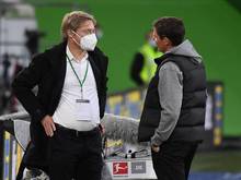 Schumacher (l.) ist Geschäftsführer bei VfL Wolfsburg