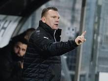 Der Cheftrainer des Fußball-Drittligisten 1. FC Saarbrücken: Uwe Koschinat