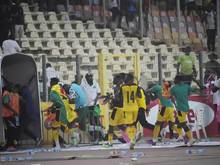 Ärger beim Spiel zwischen Ghana und Nigeria