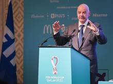FIFA-Präsident Gianni Infantino verteidigt den WM-Gastgeber Katar