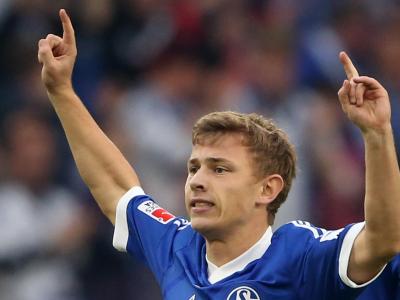 Max Meyer (l) feierte seinen Treffer gegen den BVB Max Meyer (l) feierte seinen Treffer gegen den BVB