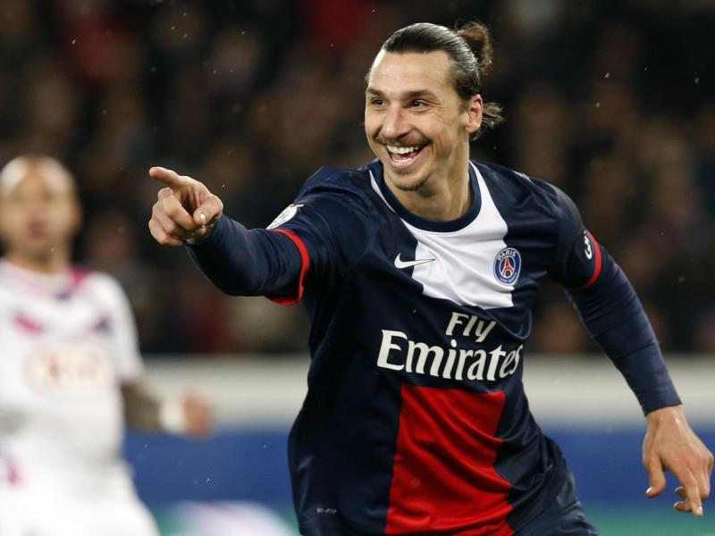 Zlatan Ibrahimovic erzielte in dieser CL-Saison bereits acht Treffer für PSG Zlatan Ibrahimovic erzielte in dieser CL-Saison bereits acht Treffer für PSG