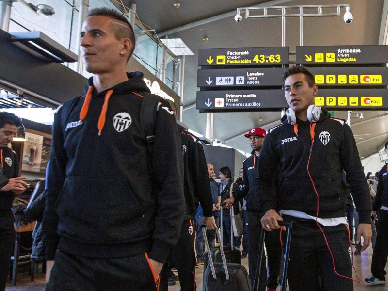 Stürmer Eduardo Vargas flog mit dem FC Valencia nach Zypern, der Koch fehlte
