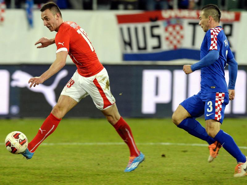 Josip Drmic schoss seine ersten Tore für die Schweiz