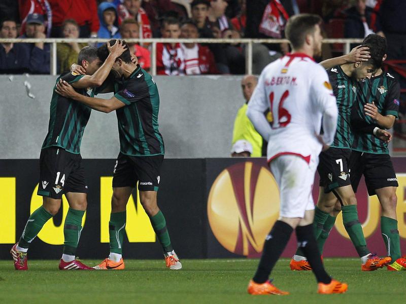 Die beiden Teams aus Sevilla trafen erstmals in der Geschichte in einem europäischen Wettbewerb aufeinander