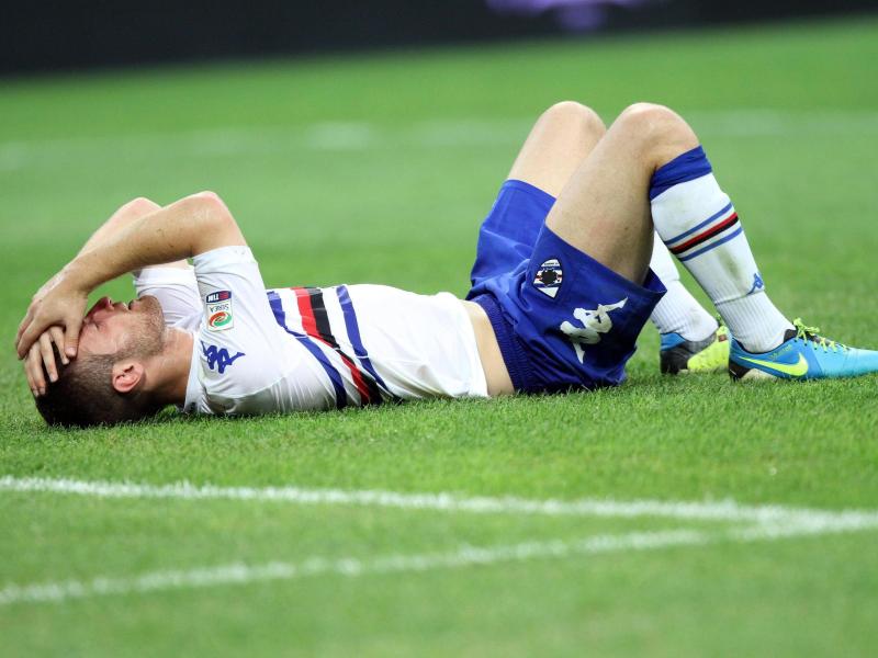 Shkodran Mustafi konnte mit Sampdoria Genua nicht gegen Atalanta Bergamo gewinnen Shkodran Mustafi konnte mit Sampdoria Genua nicht gegen Atalanta Bergamo gewinnen