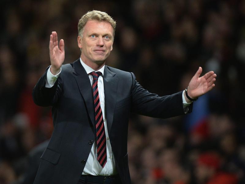 Manchesters Coach David Moyes freut sich auf den Favoriten Manchesters Coach David Moyes freut sich auf den Favoriten