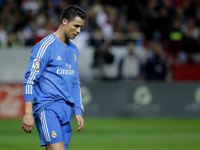 Auch Real Madrids Weltfußballer Cristiano Ronaldo konnte die Niederlage nicht verhindern