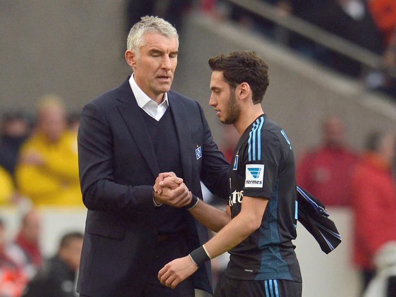 HSV-Trainer Mirko Slomka kann wieder mit Hakan Calhanoglu planen HSV-Trainer Mirko Slomka kann wieder mit Hakan Calhanoglu planen