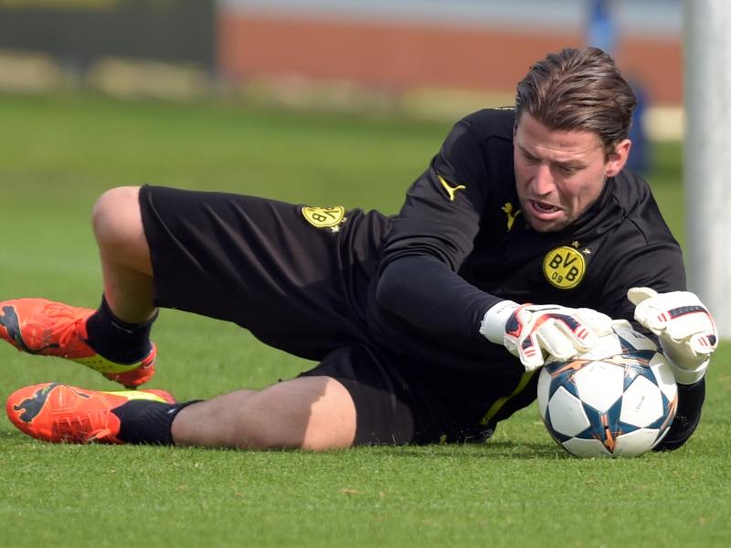 BVB-Torhüter Roman Weidenfeller beim Abschlusstraining BVB-Torhüter Roman Weidenfeller beim Abschlusstraining