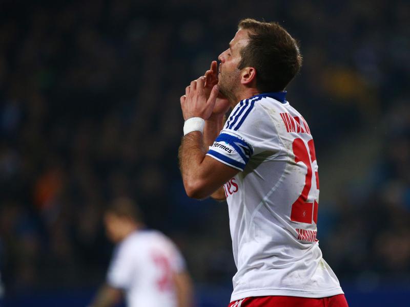 Rafael van der Vaart hat wieder am HSV-Training teilgenommen Rafael van der Vaart hat wieder am HSV-Training teilgenommen