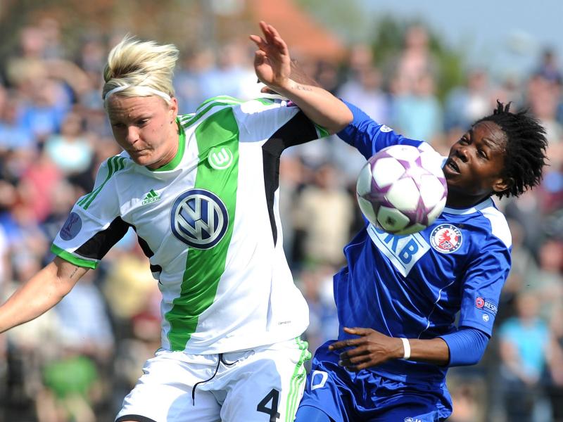 Das Hinspiel zwischen Turbine Potsdam und VfL Wolfsburg endete 0:0.