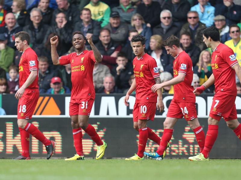 Die Spieler des FC Liverpool haben Norwich City 3:2 besiegt. Foto: Kieran Galvin