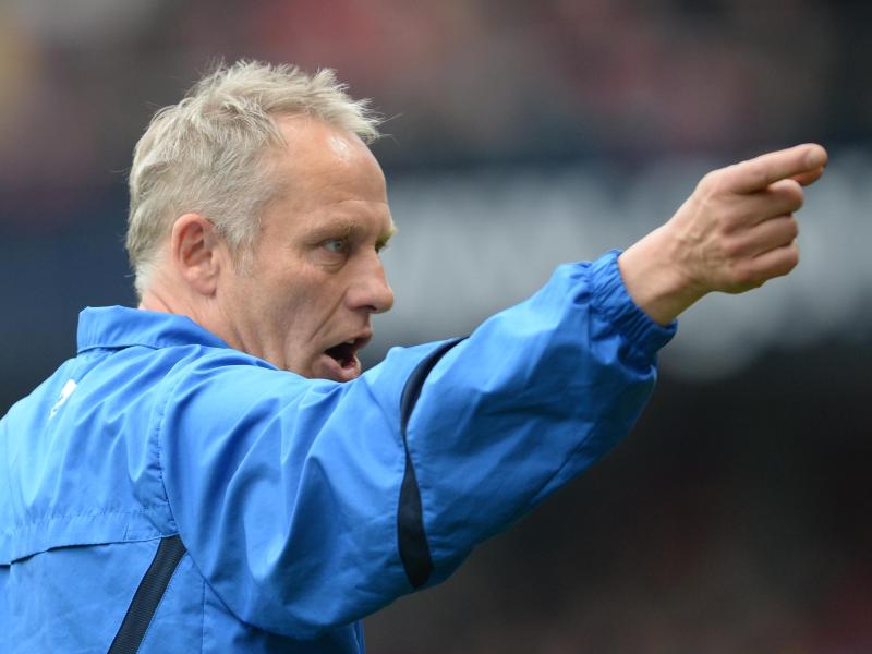 Der Freiburger Trainer Christian Streich hatte zuletzt Wortgefechte mit dem Ex-Nürnberg-Coach Verbeek