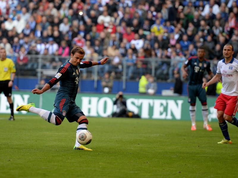 Mario Götze (l) spielte sich den Frust von der Seele. Foto: Daniel Reinhardt