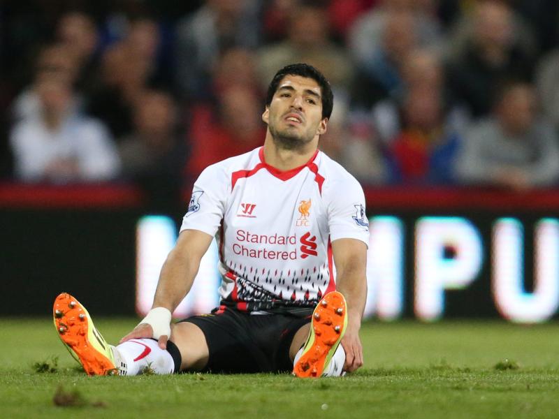 Liverpool hat mit Luis Suarez einen sicher geglaubten Sieg hergegeben. Foto: Kieran Galvin