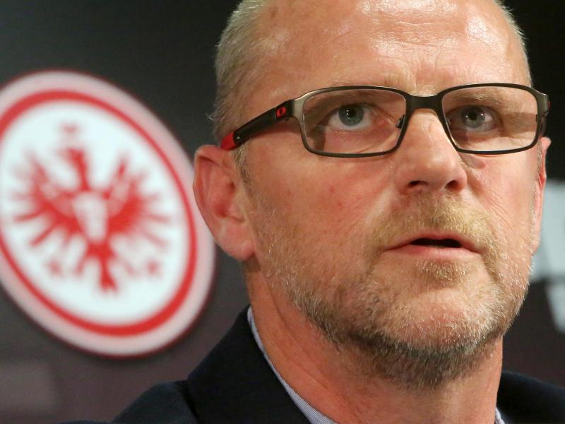 Der neue Eintracht-Trainer Thomas Schaaf bei seiner Vorstellung in Frankfurt am Main