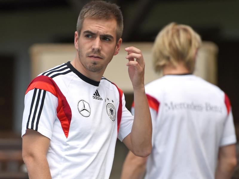 Philipp Lahm wird am Dienstag mit dem Lauftraining starten. Foto: Andreas Gebert Philipp Lahm wird am Dienstag mit dem Lauftraining starten. Foto: Andreas Gebert